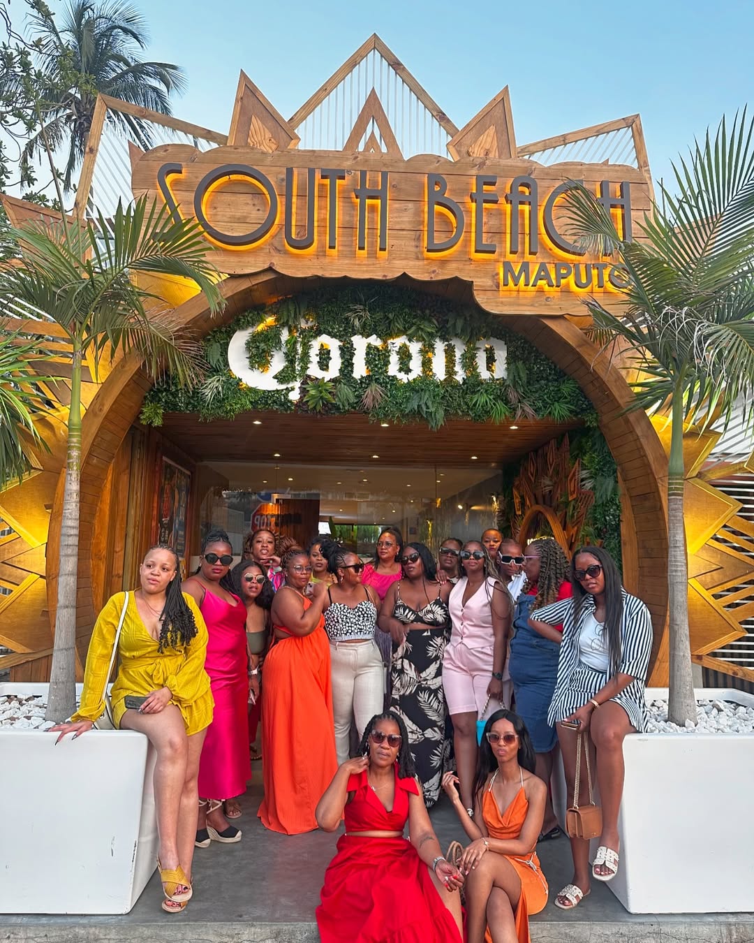 Smiling travel customer