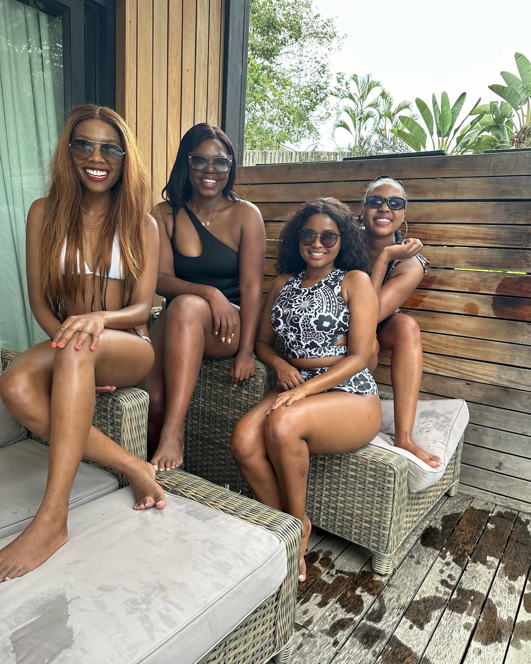 Relaxing vacation scenery